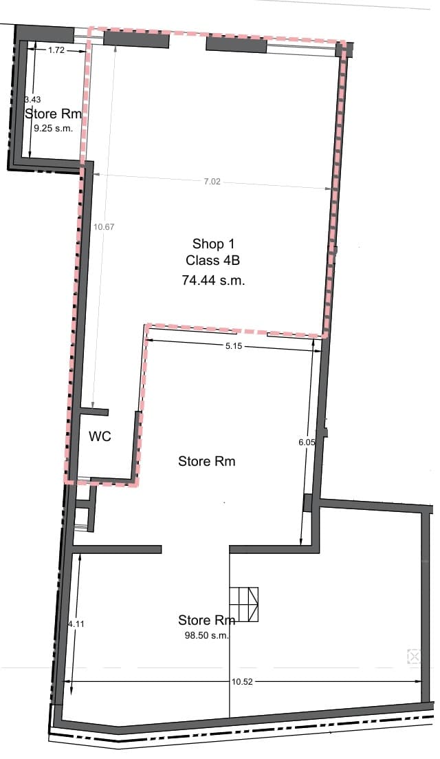 Spacious Well-Located 173.90 sqm Shop in Balzan – €442,000