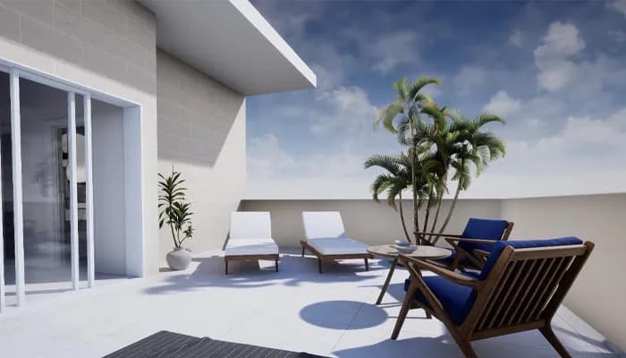Elegant Shell-Form 3-Bedroom Townhouse with A Pool & Garage in Pieta