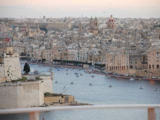 Stunning Townhouse with Panoramic Grand Harbour Views in Valletta