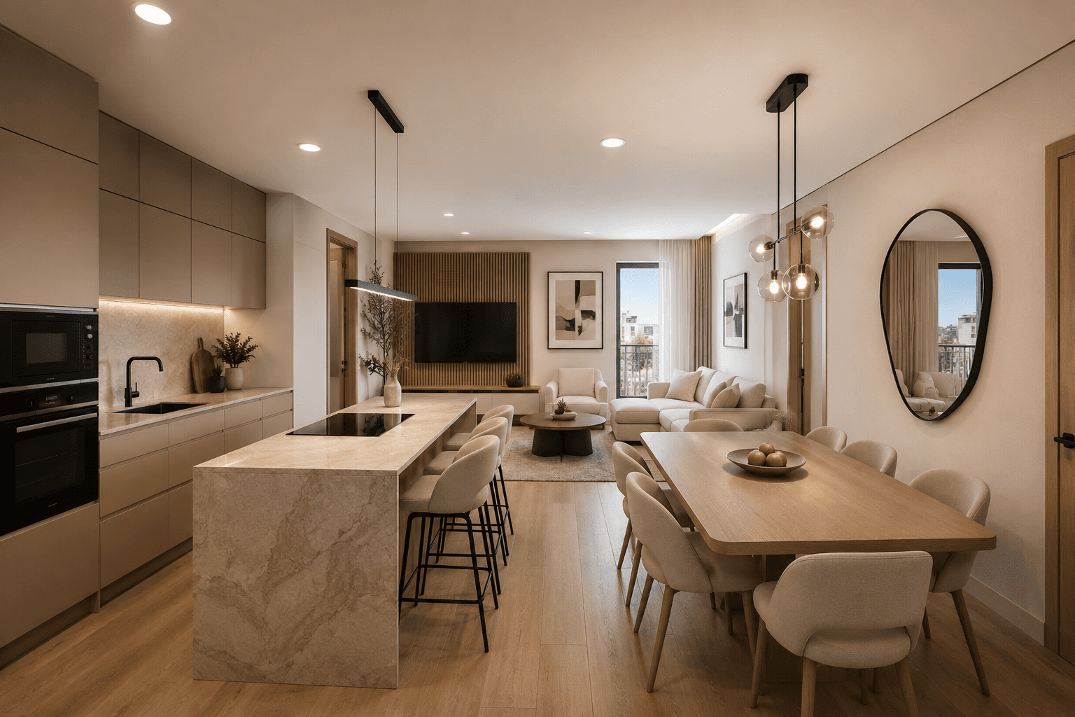 Spacious Highly Finished 125sqm 3-Bedroom Apartment in Sliema