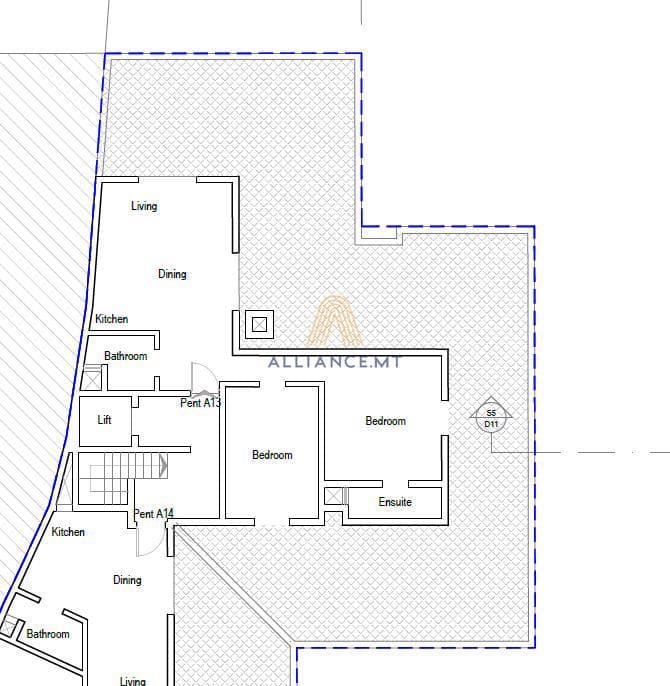 2 Bedroom Penthouse for Sale in Ghaxaq [SPTH661876]