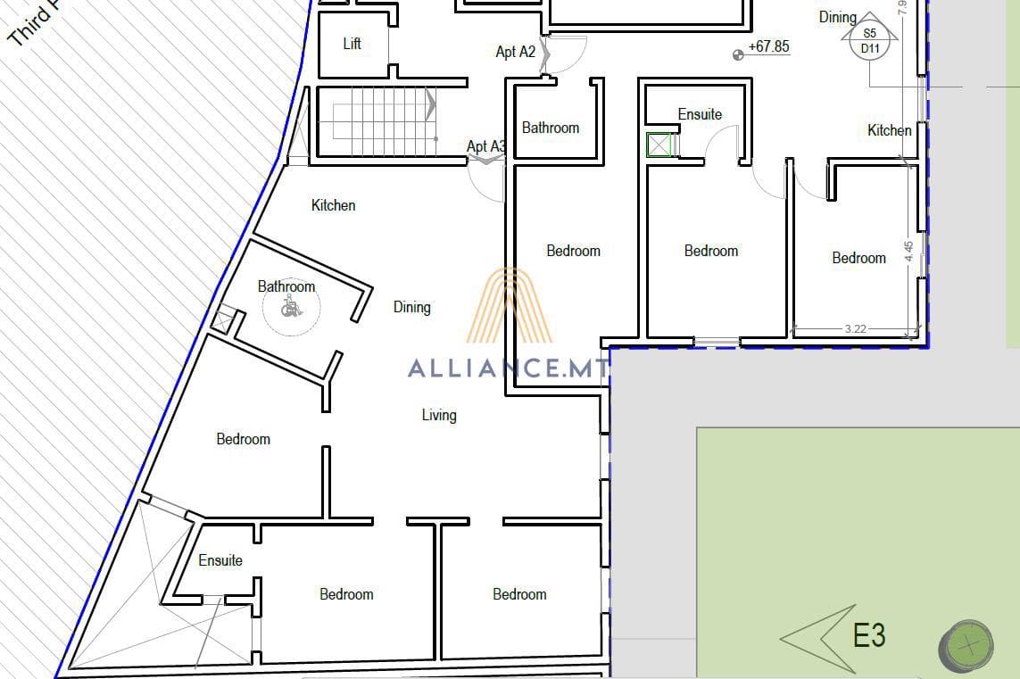 3 Bedroom Apartment for Sale in Ghaxaq [SAPT661782]
