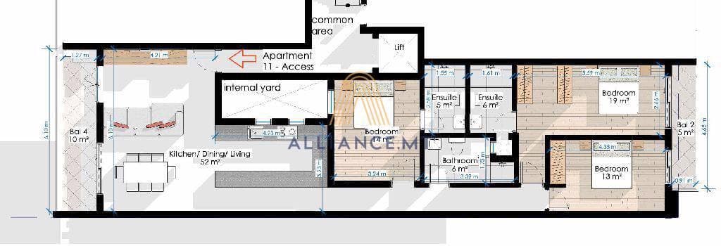 3 Bedroom Apartment for Sale in Zabbar [SAPT666308]