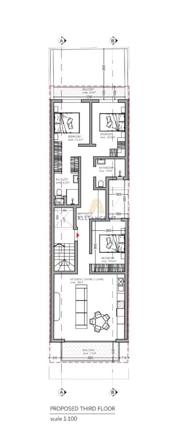 3 Bedroom Apartment for Sale in Naxxar [SAPT650787]