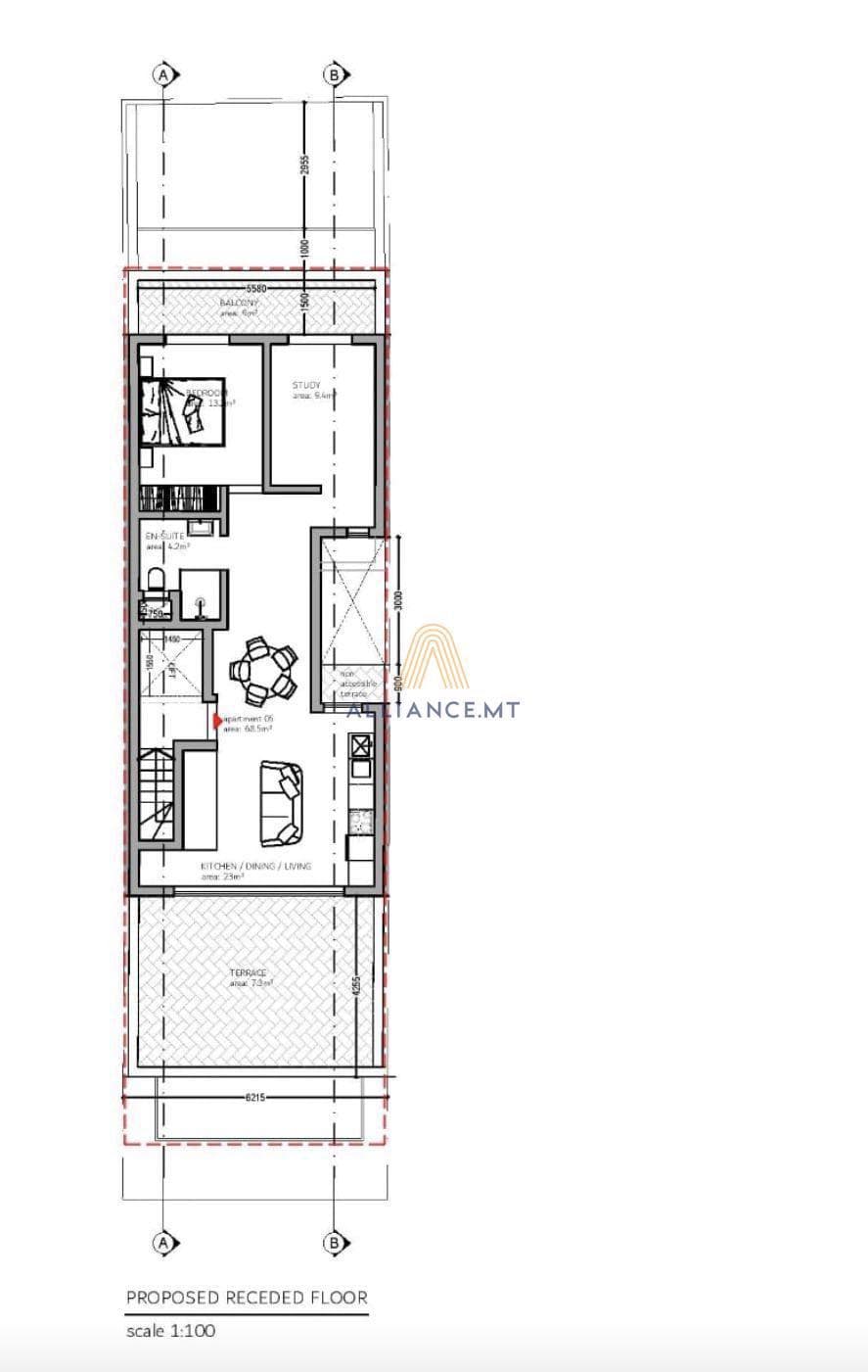 2 Bedroom Penthouse for Sale in Naxxar [SPTH650789]